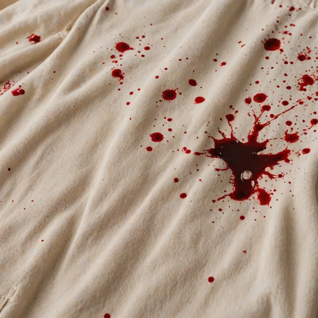 Jak usunąć plamy z krwi z ubrań - domowe sposoby