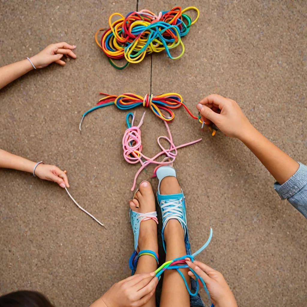 Jak nauczyć dziecko wiązać buty krok po kroku?