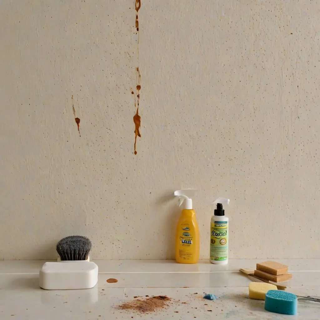 Jak usunąć tłuste plamy ze ściany?