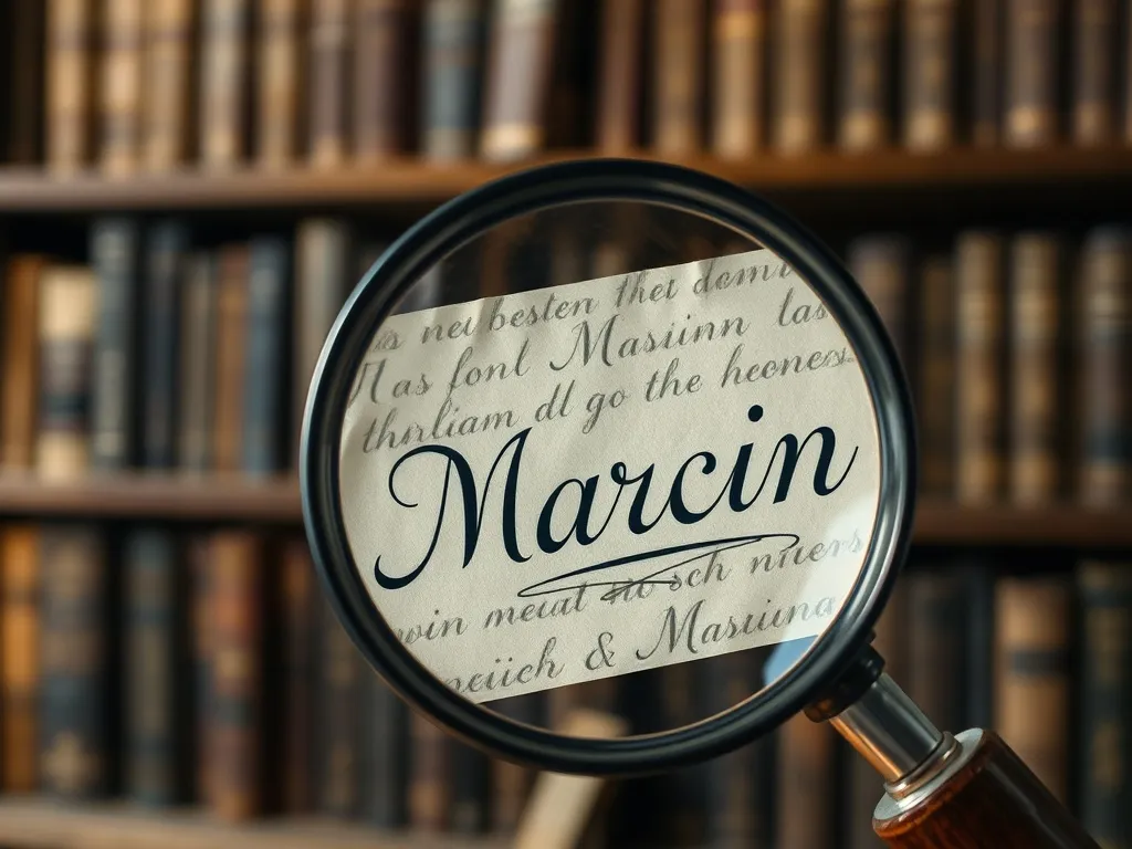 Co oznacza imię Marcin? Poznaj jego znaczenie i pochodzenie